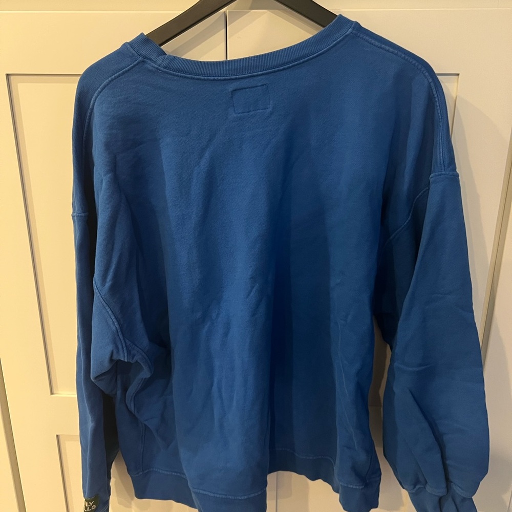 Daily Drills Vibrant Blue Crewneck Sweater